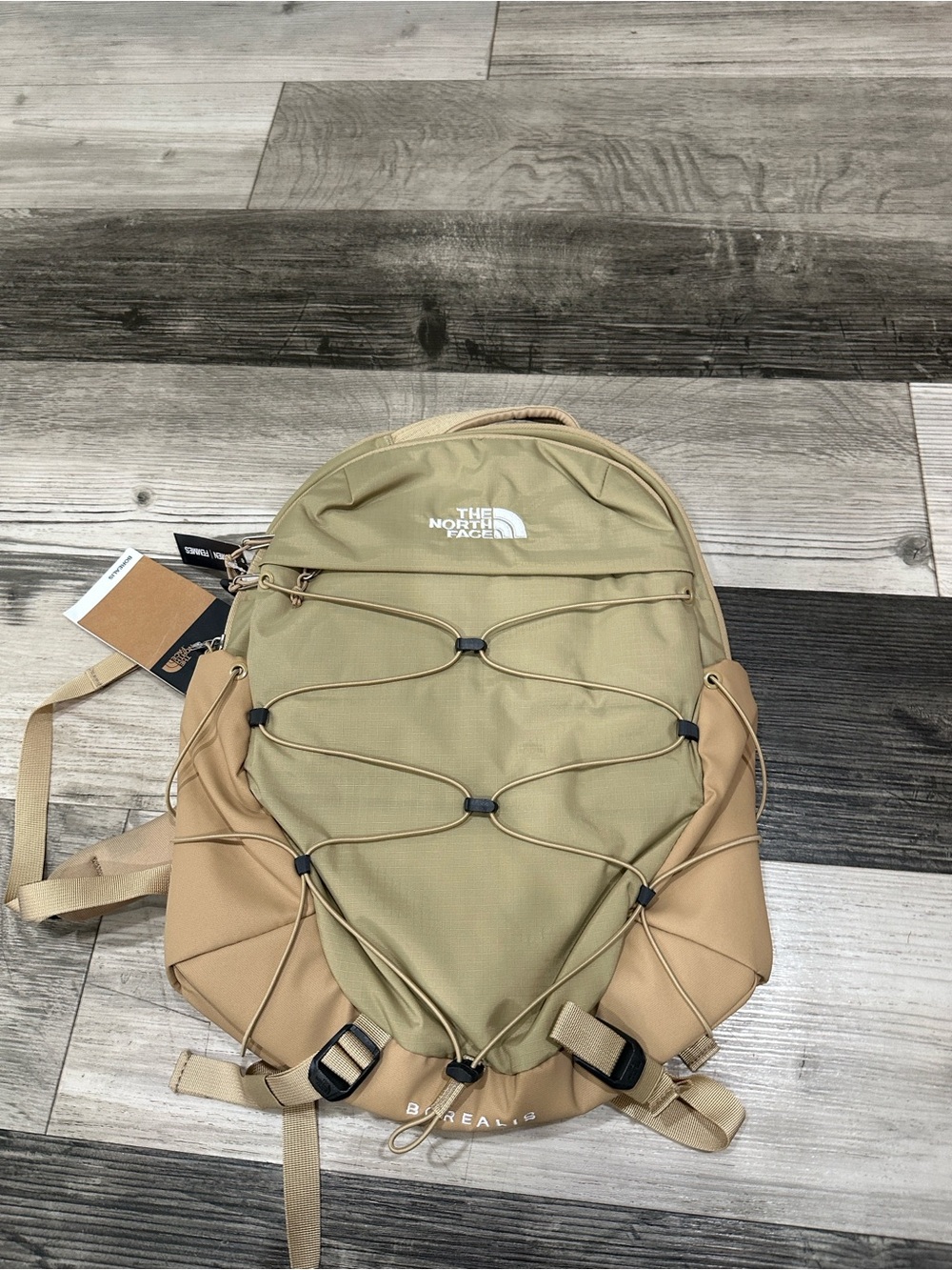THE NORTH FACE Women's Borealis Commuter Laptop Backpack Khaki Stone